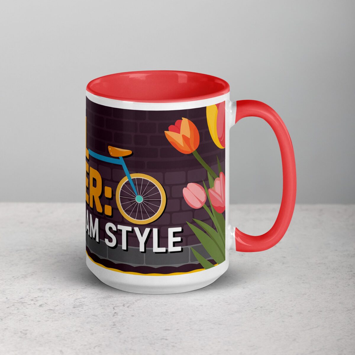 Pedal Power: Amsterdam Style Coffee Mug - Image 12