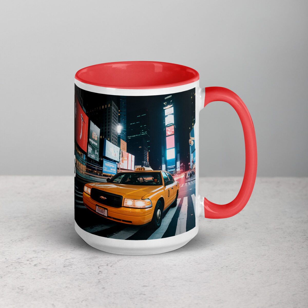 Taxi Rides and City Lights Coffee Mug - Image 12