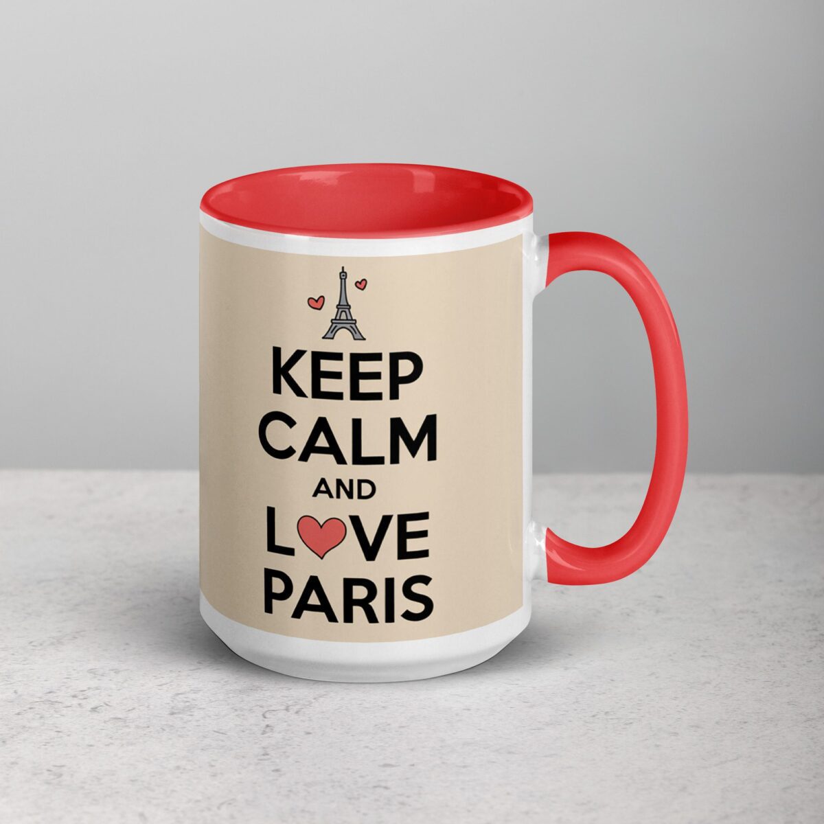 Keep Calm and Love Paris Coffee Mug & Tea Cup - Image 12