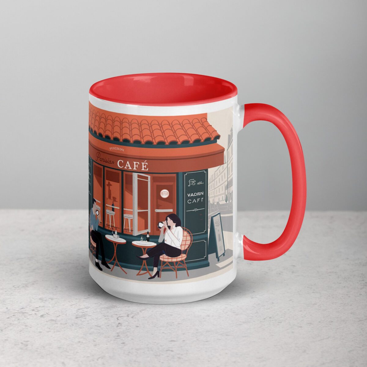 Happiness Is a Parisian Café Coffee Mug - Image 12