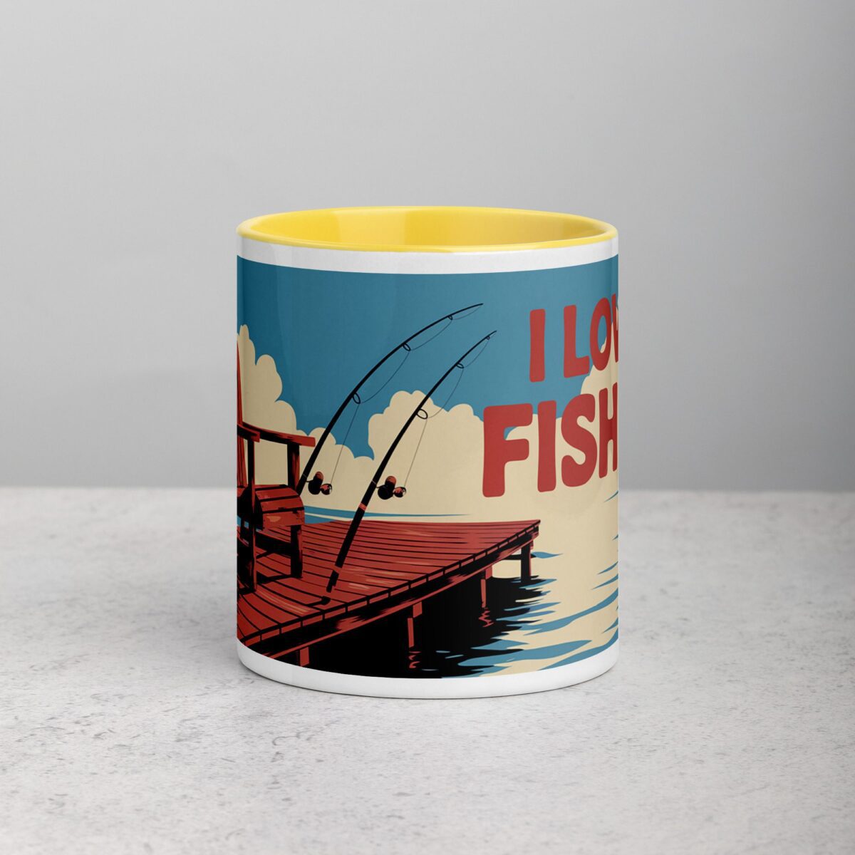 I Love Fishing Retro Coffee Mug & Tea Cup - Image 19