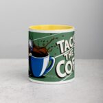 Tackle the Day with Coffee Football Mug - Image 19