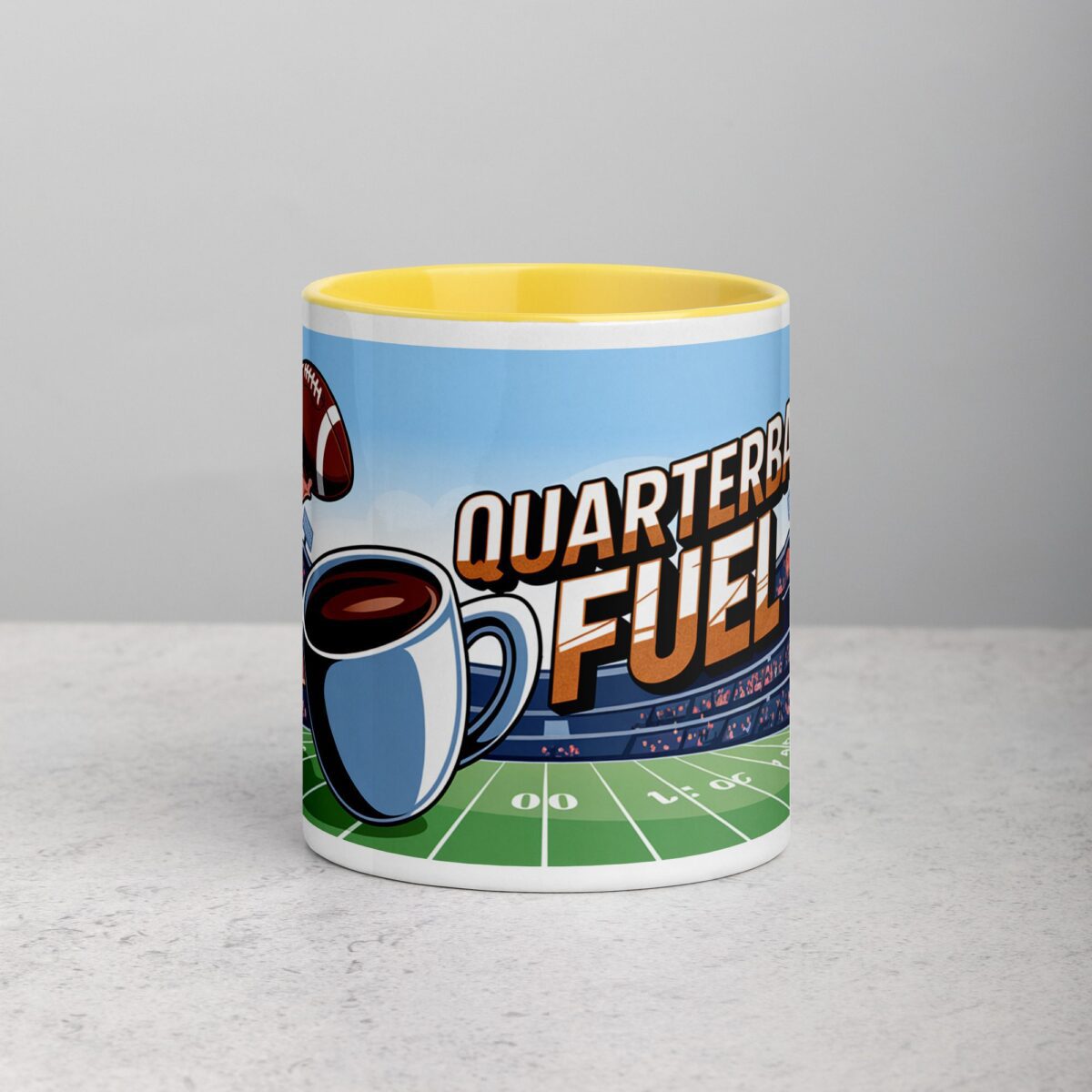 Quarterback Fuel Football Coffee Mug - Image 19