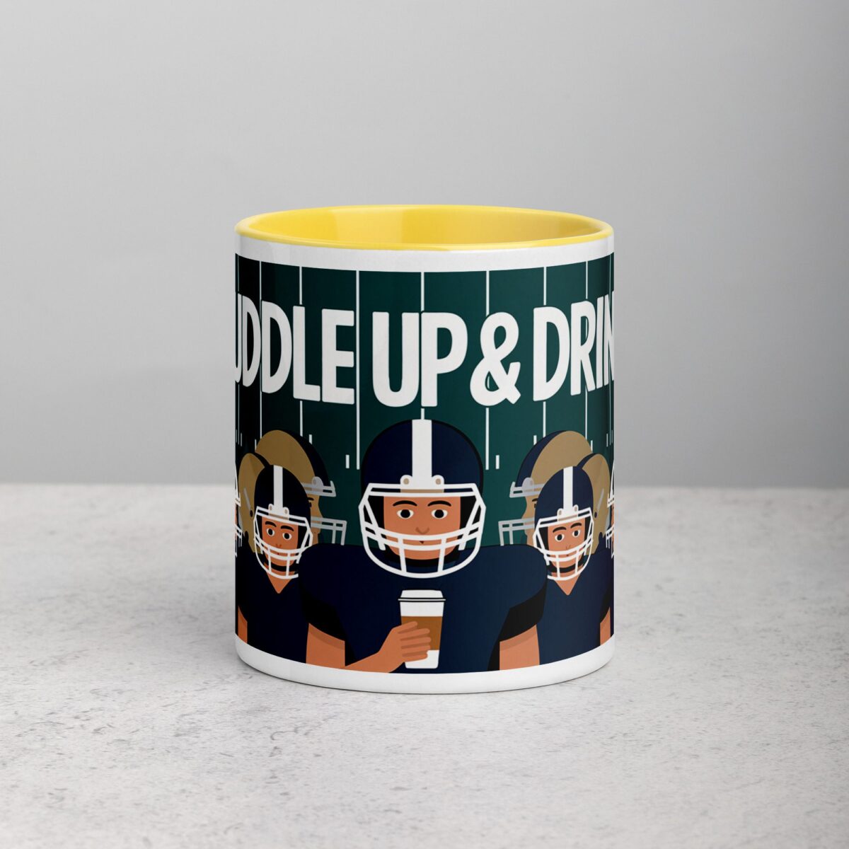 Huddle Up & Drink Football Coffee Mug & Tea Cup - Image 19