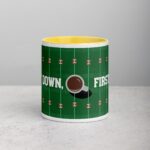 First Down, First Sip Football Coffee Mug - Image 19