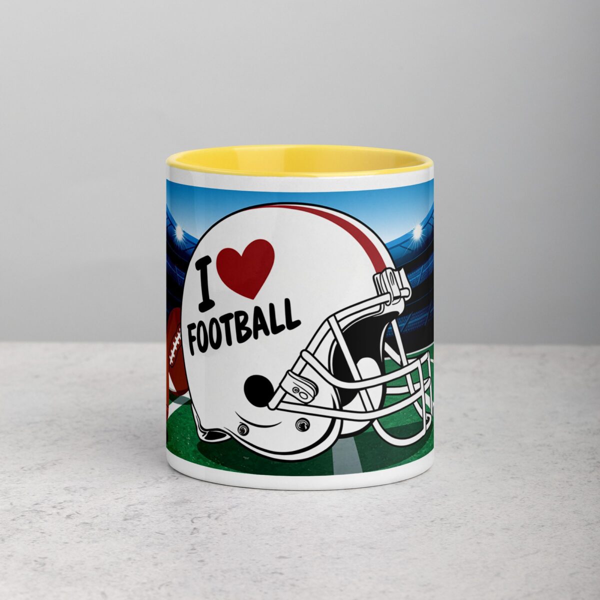 I Love Football Fun Coffee Mug & Tea Cup - Image 19
