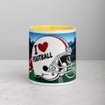 I Love Football Fun Coffee Mug & Tea Cup - Image 19