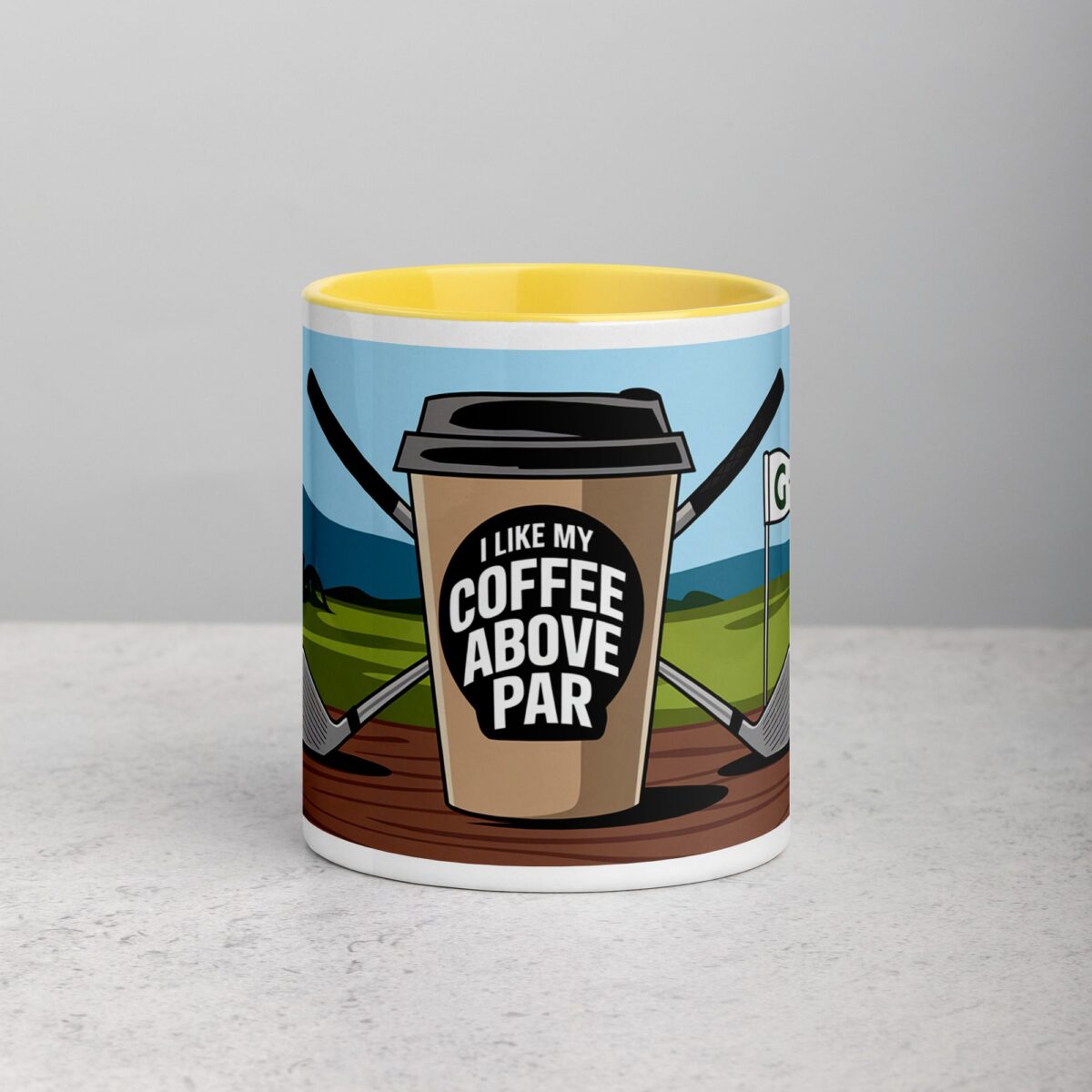 I Like My Coffee Above Par Golf Mug - Image 19