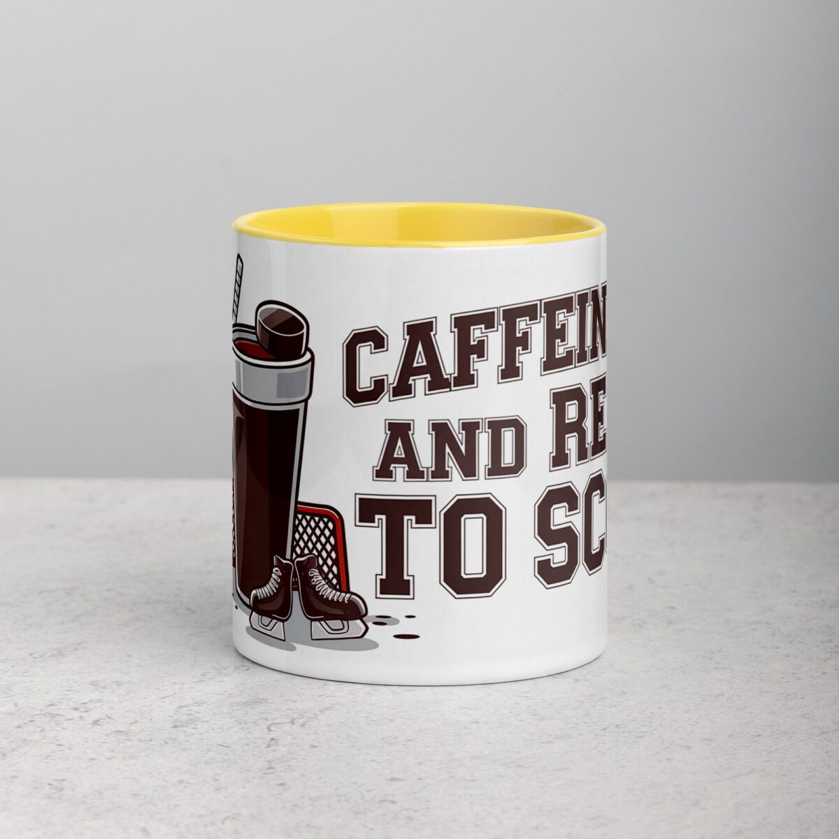 Caffeinated and Ready to Score Hockey Mug - Image 19