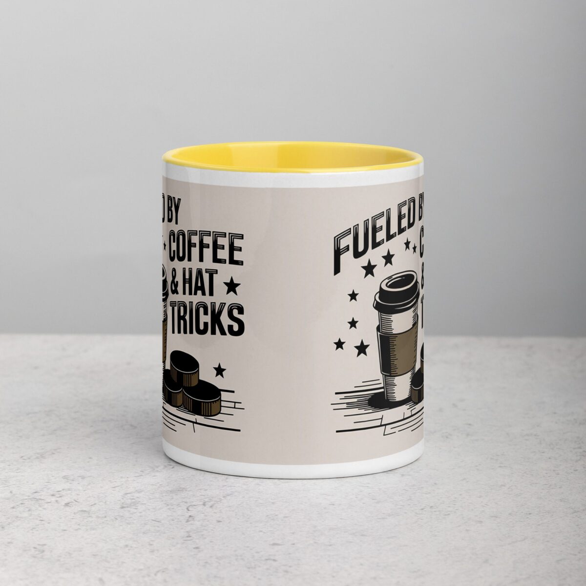 Fueled by Coffee & Hat Tricks Hockey Mug - Image 19