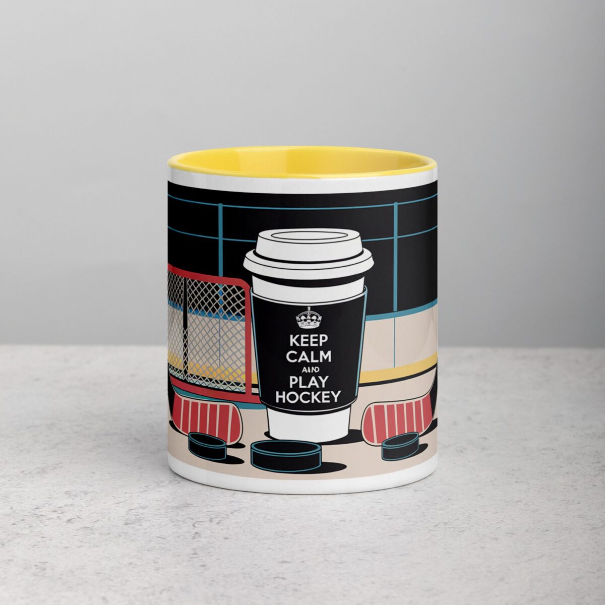 Keep Calm and Play Hockey Coffee Mug & Tea Cup - Image 19
