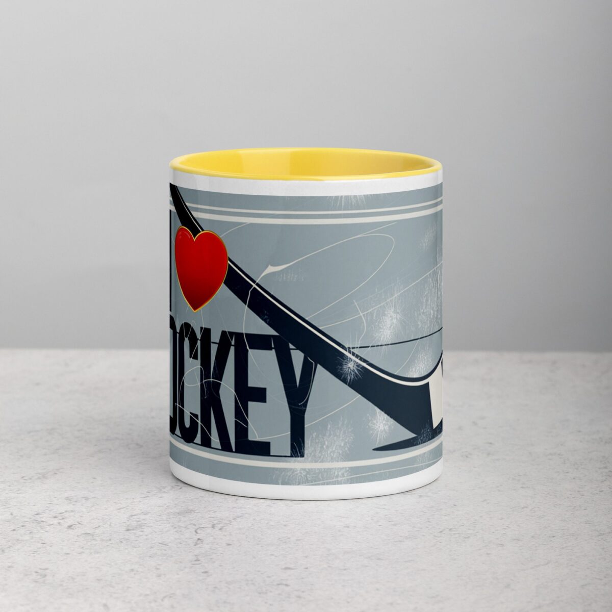 I Love Hockey Elegant Hockey Coffee Cup - Image 19
