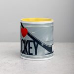 I Love Hockey Elegant Hockey Coffee Cup - Image 19