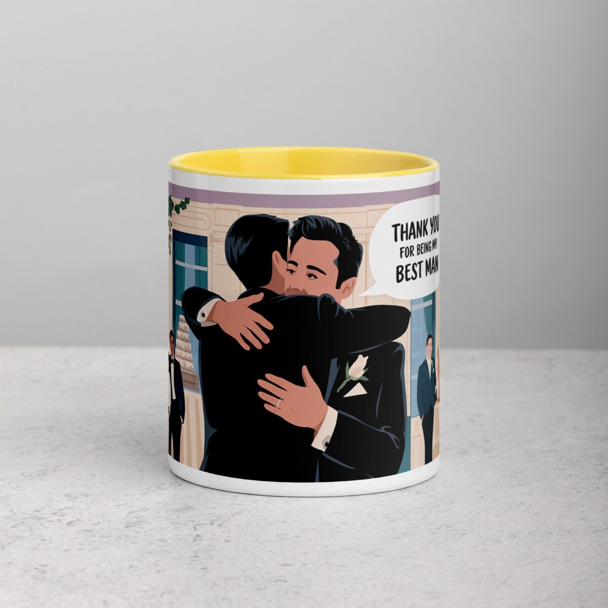 Elegant Thank You Best Man Coffee Mug & Tea Cup - Image 19
