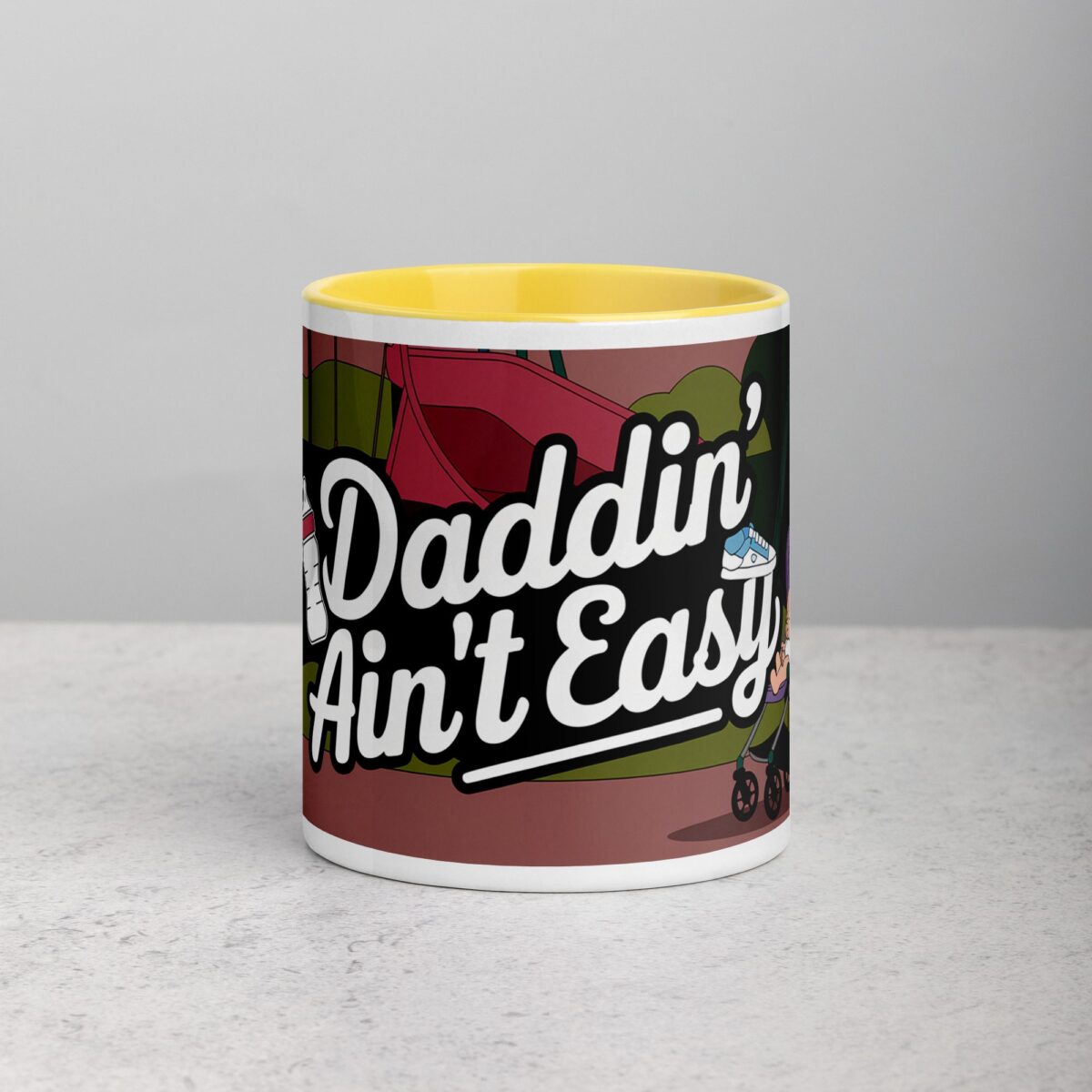 Daddin Ain't Easy  Coffee Mug & Tea Cup - Image 19