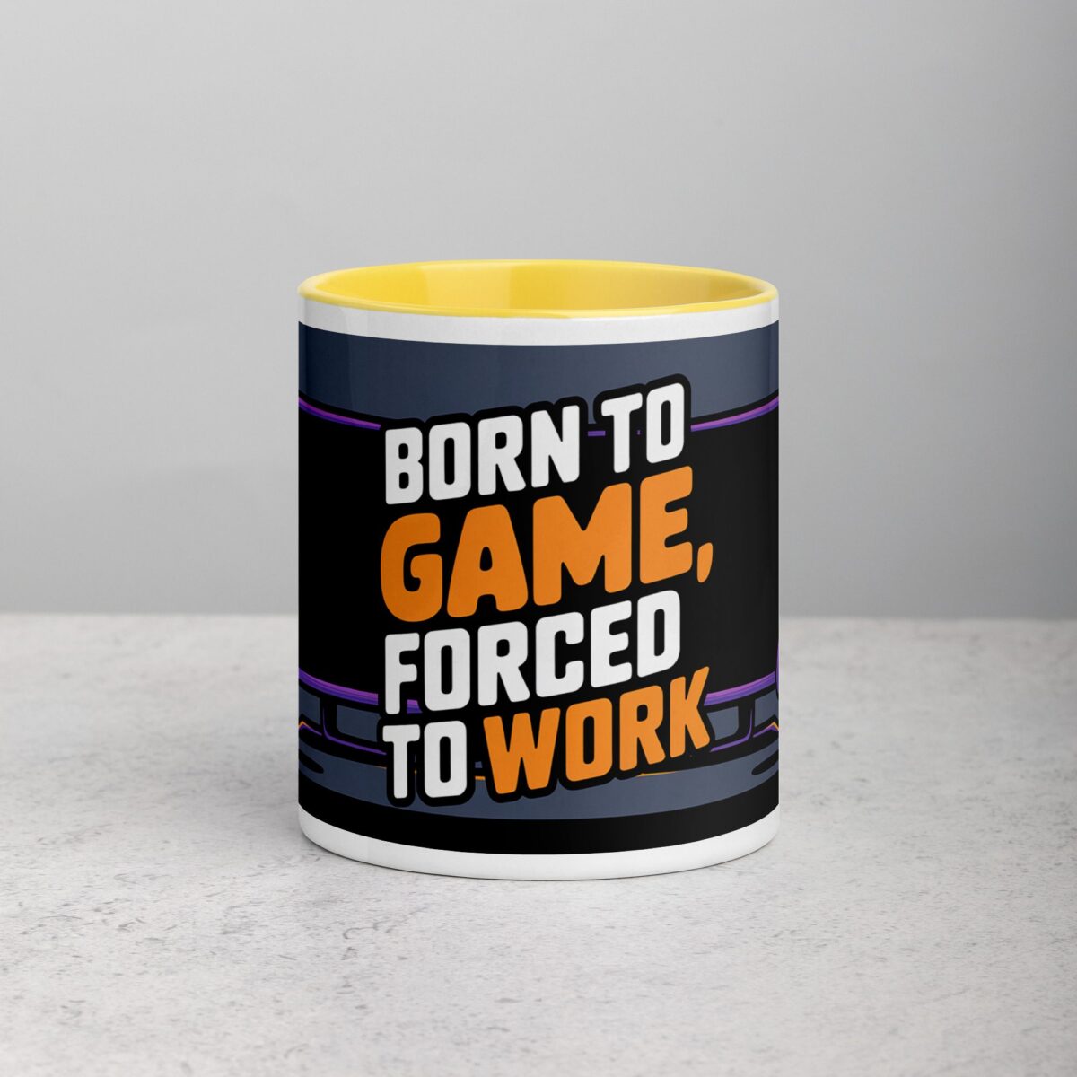 Born to Game, Forced to Work Gamer Coffee Mug - Image 19