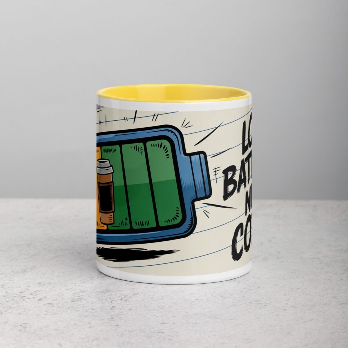 Low Battery, Need Coffee Gamer Mug - Image 19