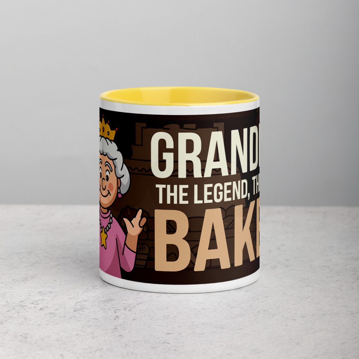 Grandma: The Legend, The Myth, The Baker Coffee Mug - Image 19
