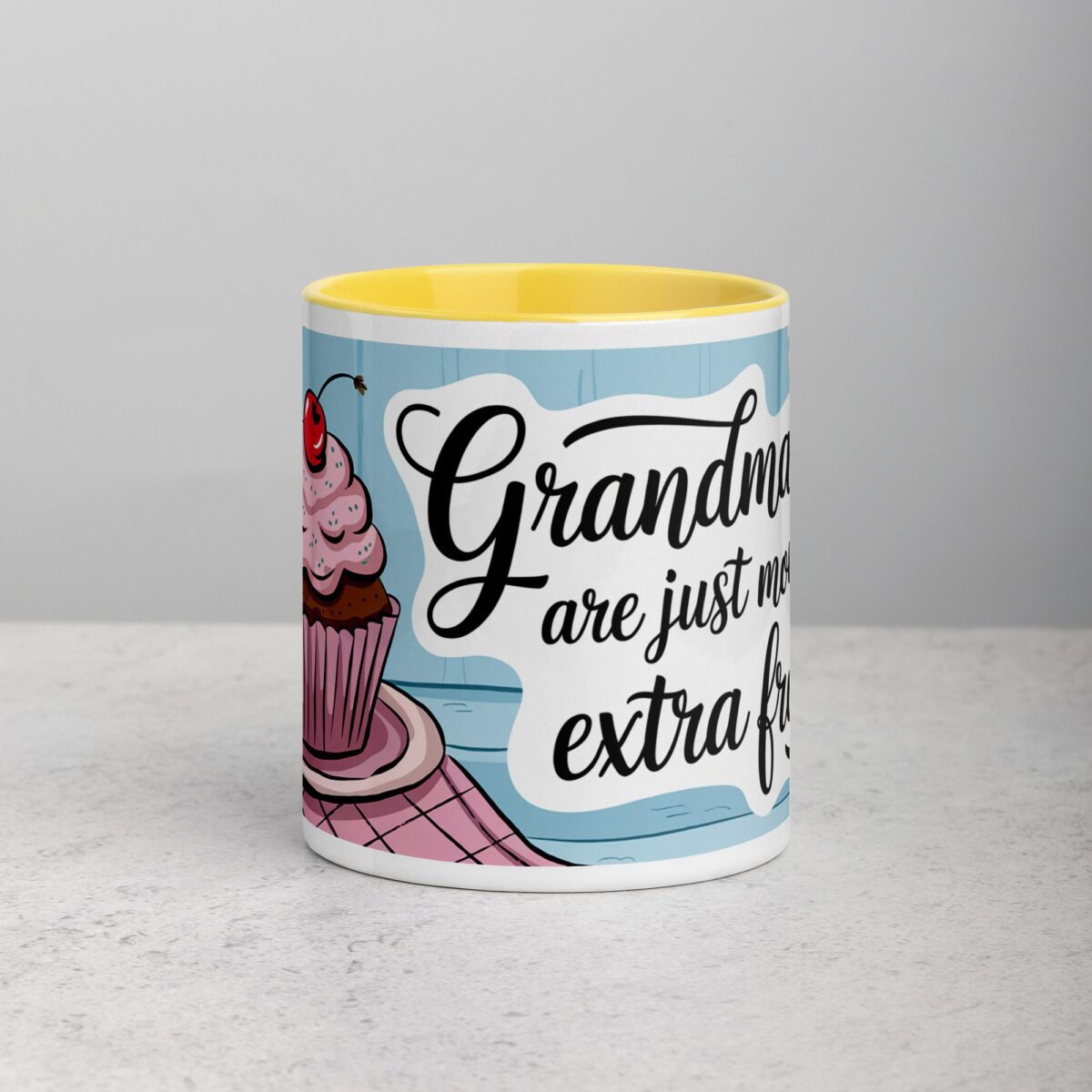 Grandmas Are Just Moms with Extra Frosting Coffee Mug - Image 19
