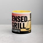 Licensed to Grill (Clients) Lawyer Coffee Mug - Image 19