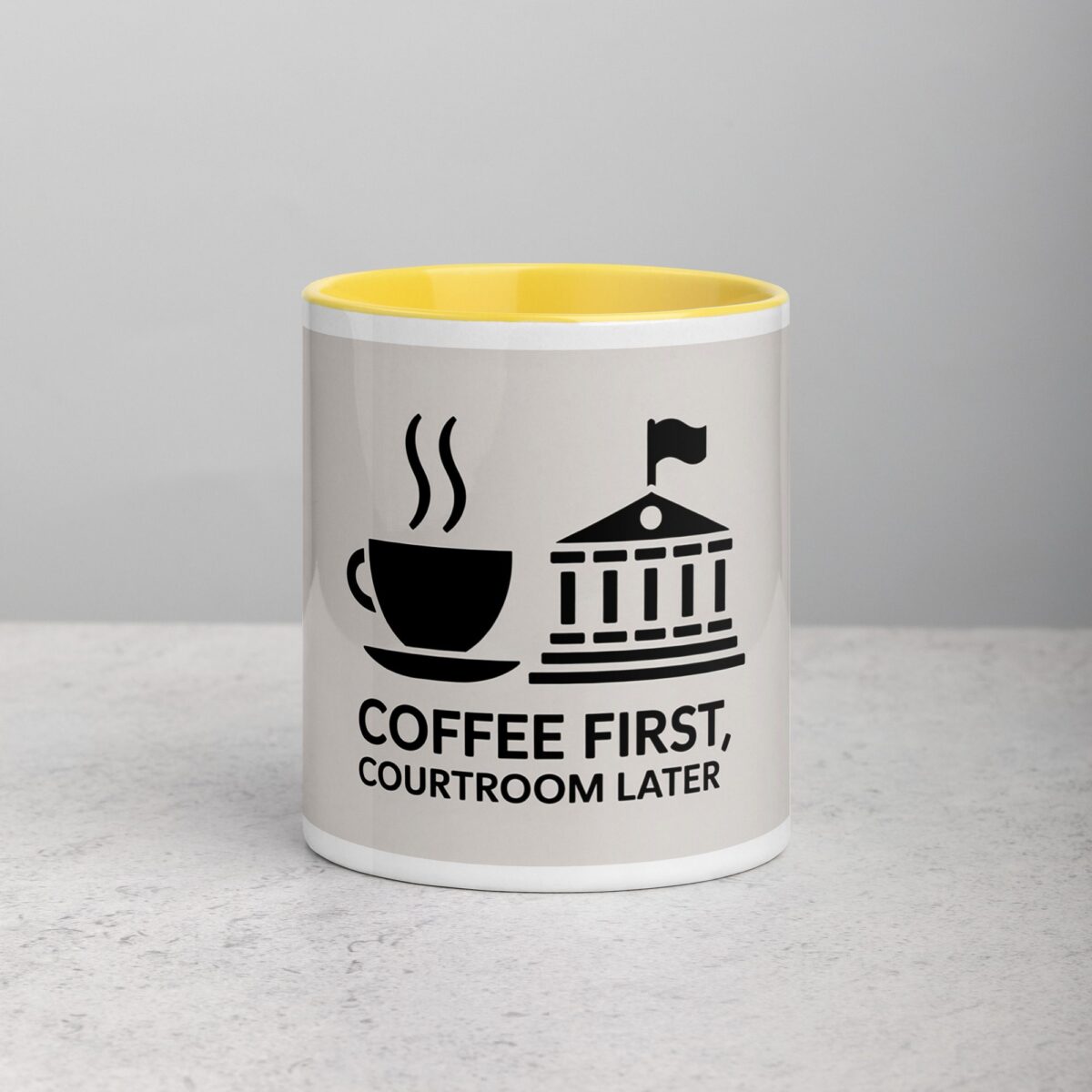 Coffee First, Courtroom Later Lawyer Mug - Image 19