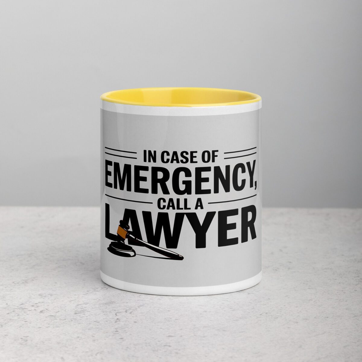 In Case of Emergency, Call a Lawyer Coffee Mug - Image 19