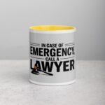 In Case of Emergency, Call a Lawyer Coffee Mug - Image 19