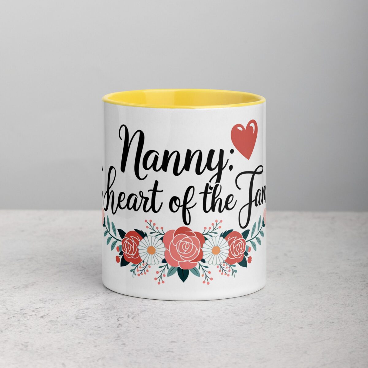 Nanny: The Heart of the Family Coffee Mug - Image 19