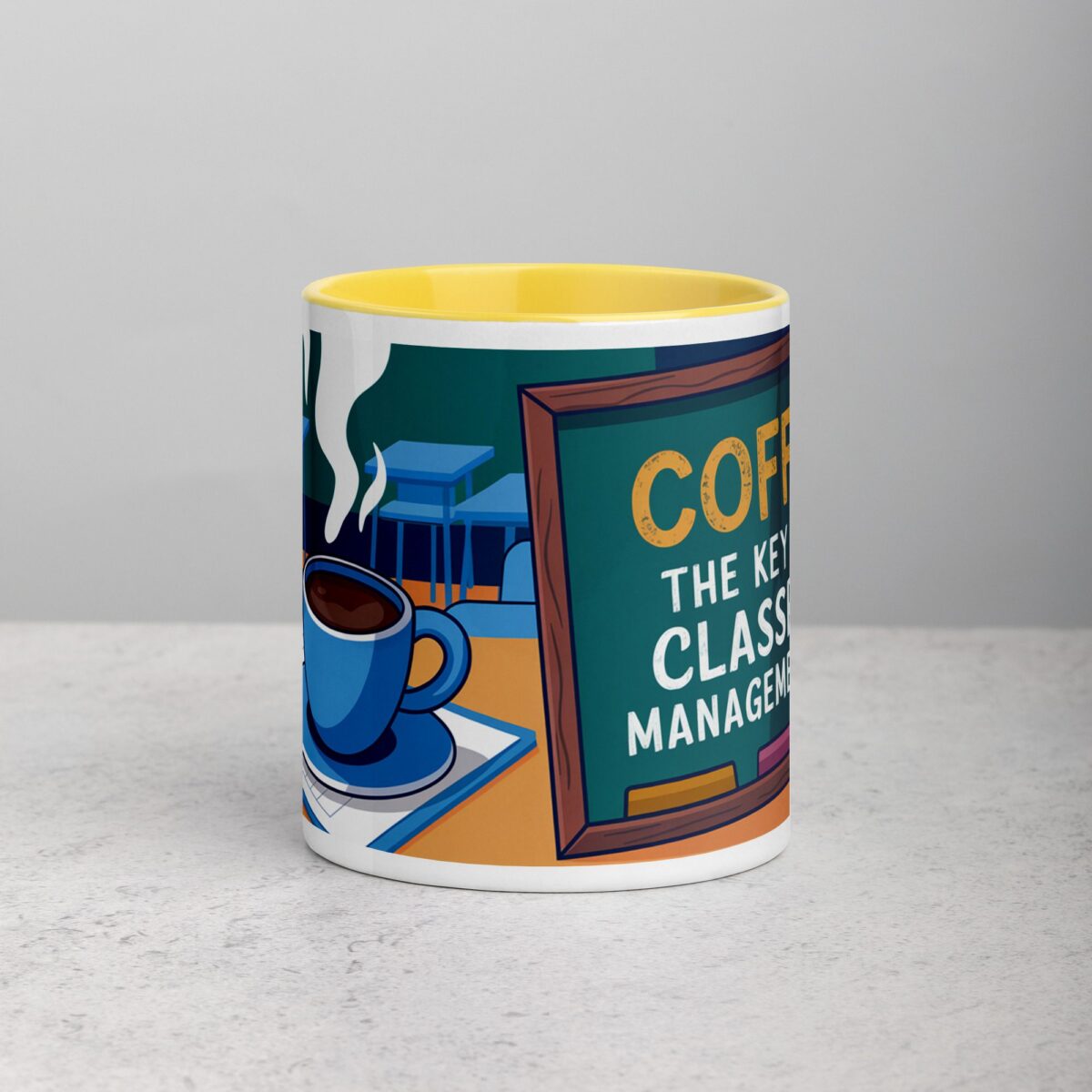Coffee: The Key to My Classroom Management Plan Teachers Mug - Image 19