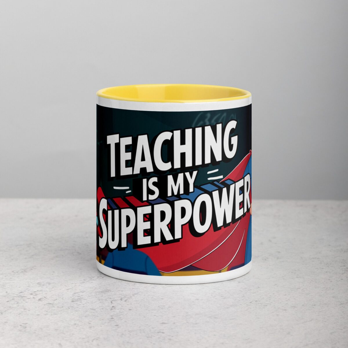 Teaching Is My Superpower Woman Coffee Mug & Tea Cup - Image 19
