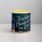 Teachers Change the World One Lesson at a Time Mug - Image 19