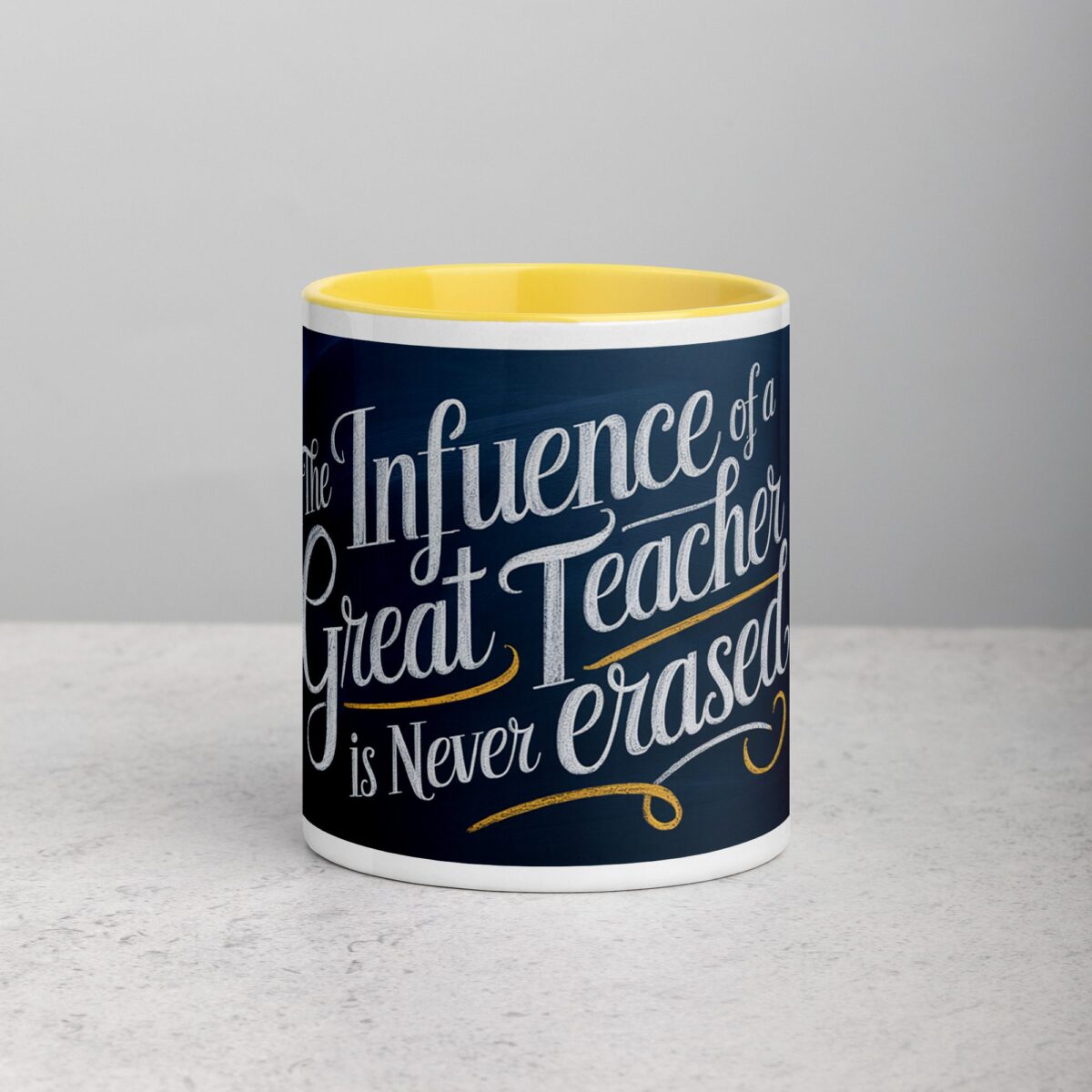 The Influence of a Great Teacher Is Never Erased Coffee Mug - Image 19