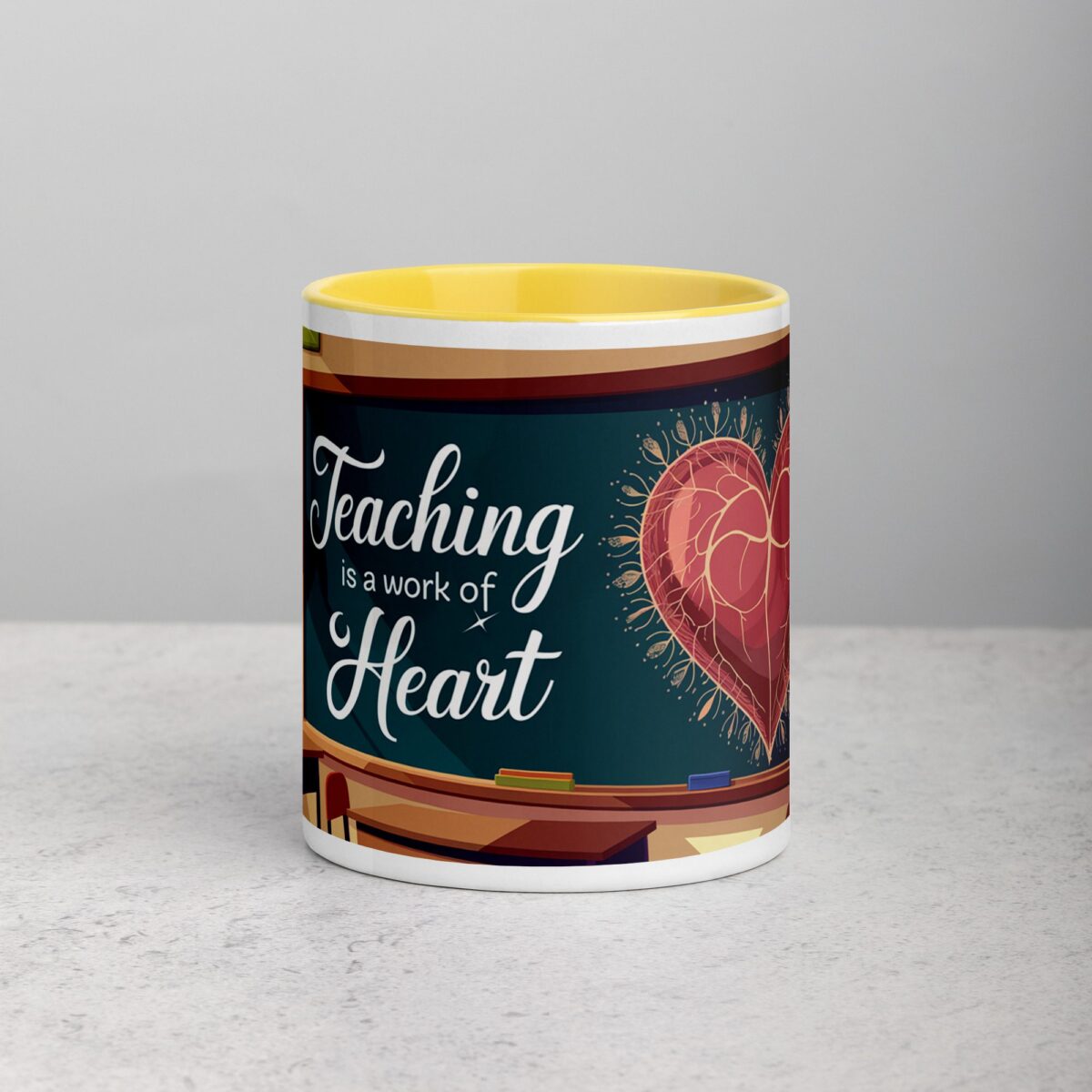 Teaching Is a Work of Heart Coffee Mug & Tea Cup - Image 19