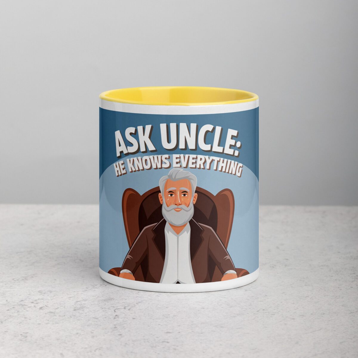 Ask Uncle: He Knows Everything Coffee Mug - Image 19