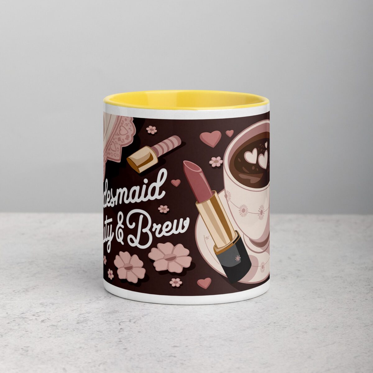 Bridesmaid Beauty & Brew Coffee Mug - Image 19