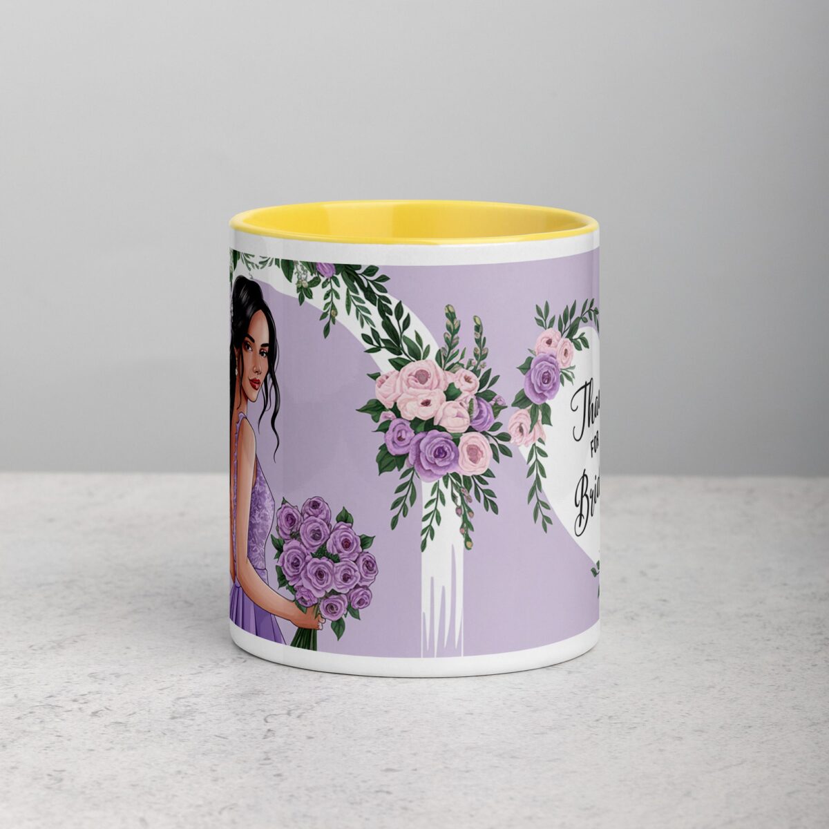Thank You for Being My Bridesmaid Sophisticated Coffee Mug - Image 19