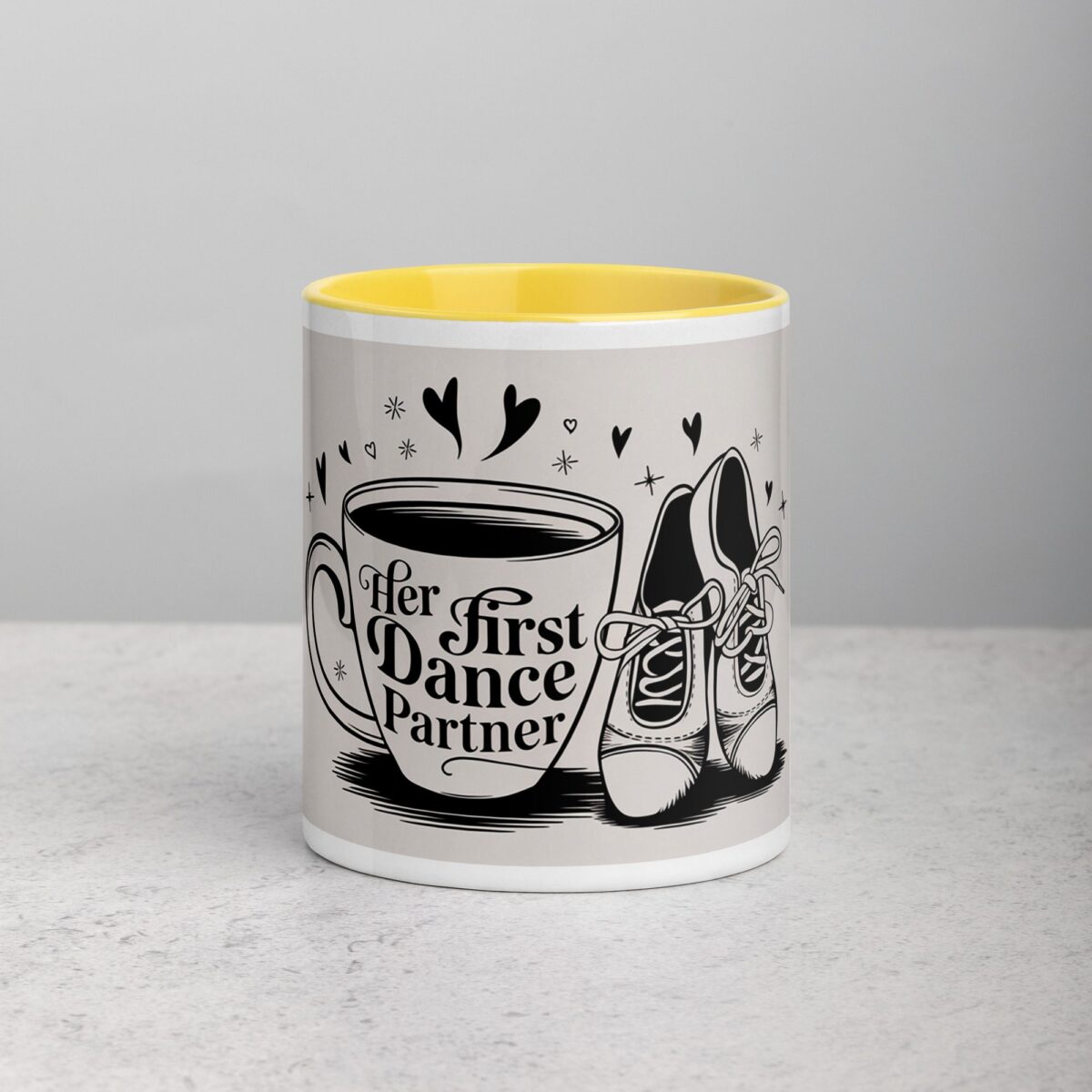 Her First Dance Partner Coffee Mug & Tea Cup - Image 19