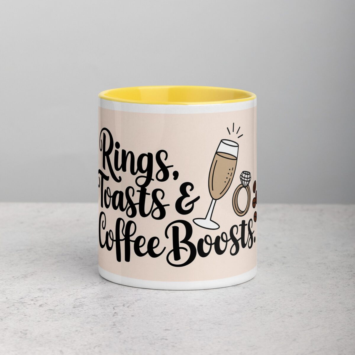 Rings, Toasts & Coffee Boosts Groomsman Mug - Image 19