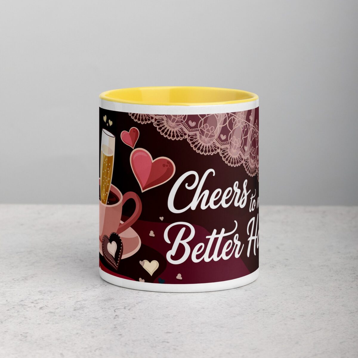 Cheers to My Better Half Husband Coffee Mug - Image 19