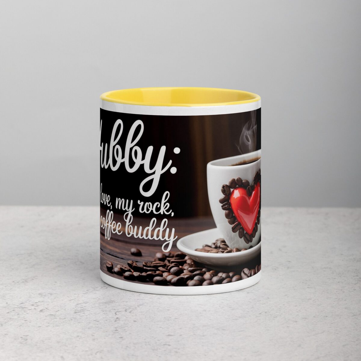 Hubby: My Love, My Rock, My Coffee Buddy Mug - Image 19
