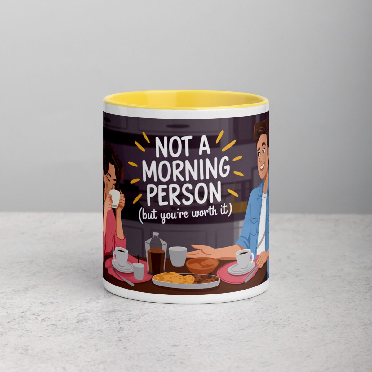Not a Morning Person (But You’re Worth It) Coffee Mug - Image 19