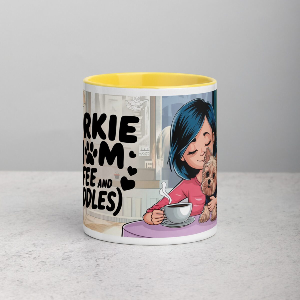 Yorkie Mom (Coffee and Cuddles) Mug - Image 19