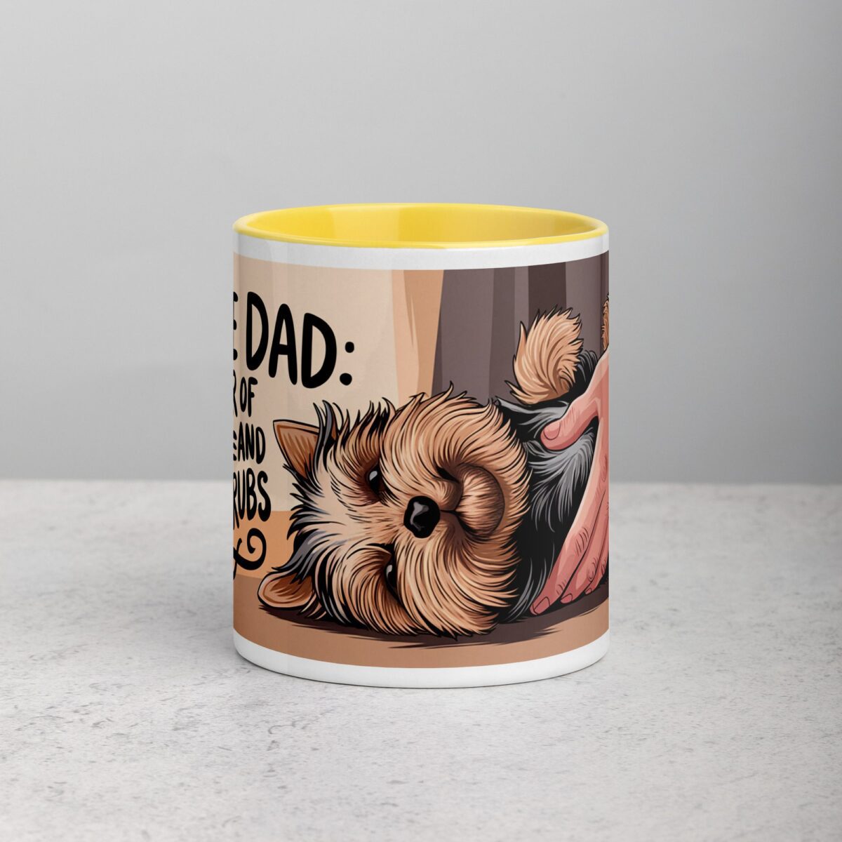 Yorkie Dad: Master of Treats and Belly Rubs Coffee Mug - Image 19