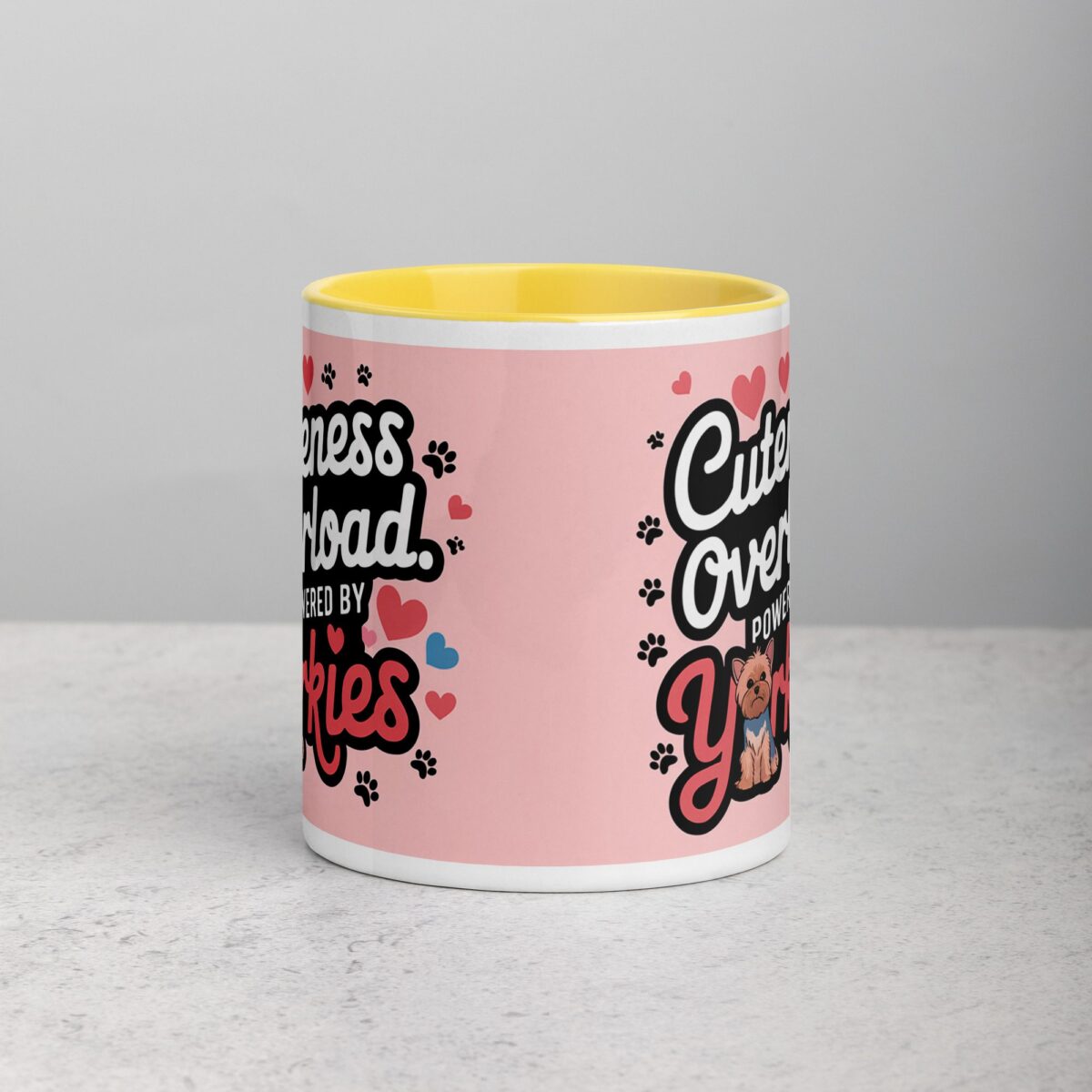Cuteness Overload: Powered by Yorkies Coffee Mug - Image 19