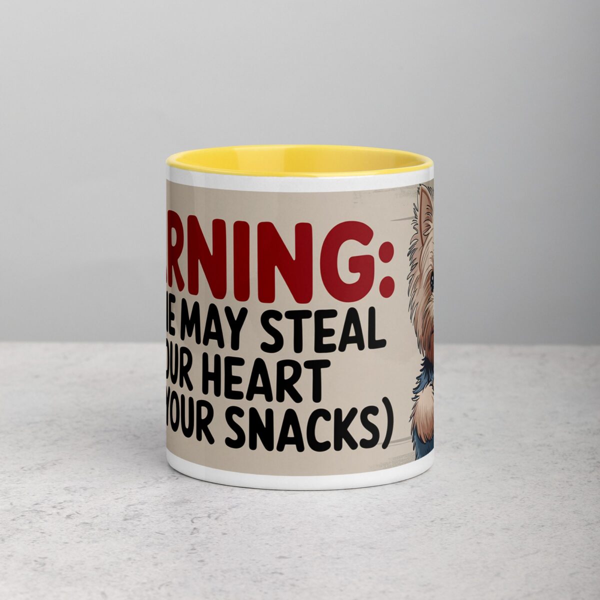 Warning: Yorkie May Steal Your Heart Coffee Mug - Image 20