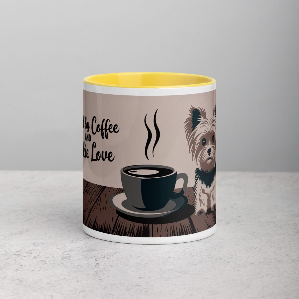 Fueled by Coffee and Yorkie Love Mug - Image 19