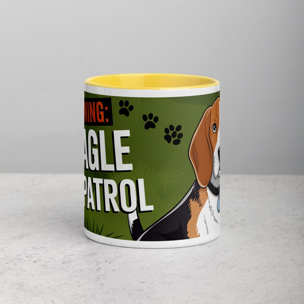 Warning: Beagle on Patrol Coffee Mug - Image 19
