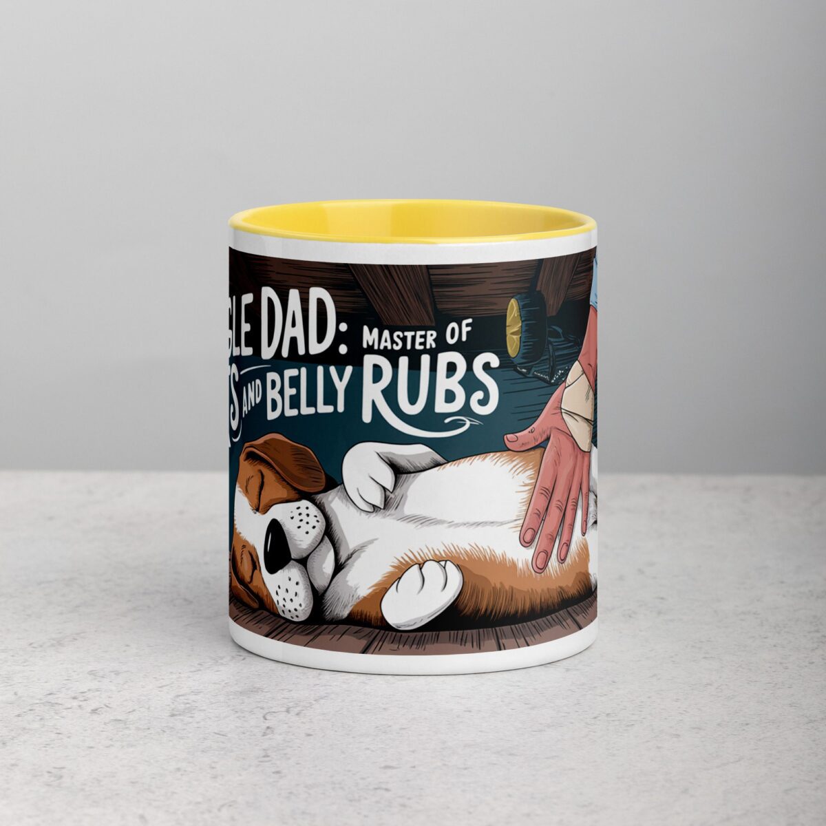 Beagle Dad: Master of Treats and Belly Rubs Coffee Mug - Image 19