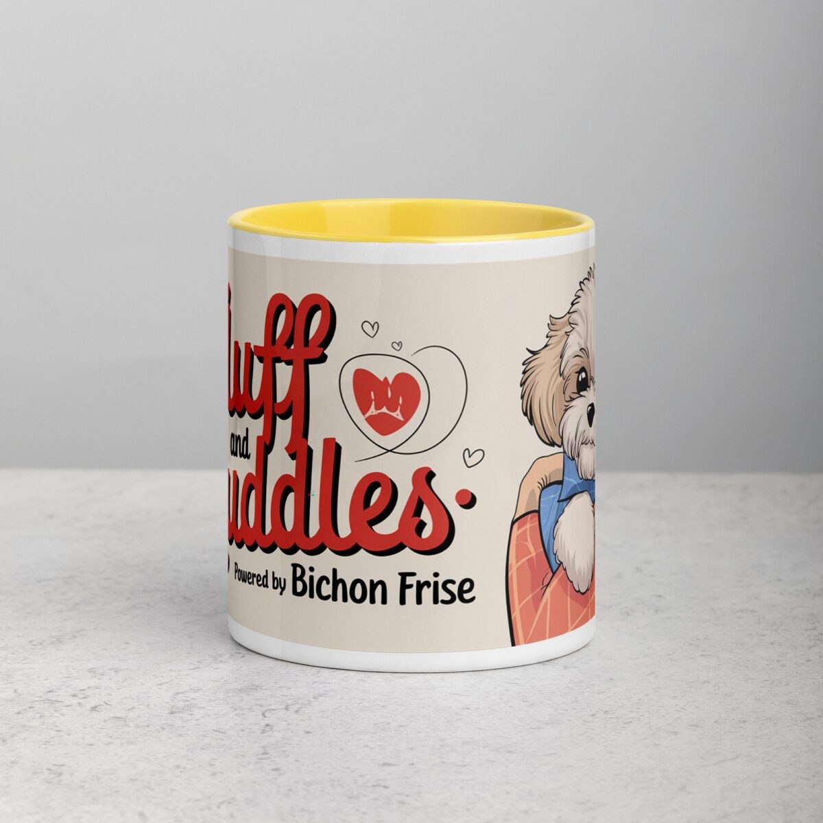 Fluff and Cuddles: Powered by Bichon Frise Coffee Mug - Image 19
