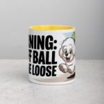 Warning: Fluff Ball on the Loose Coffee Mug - Image 19